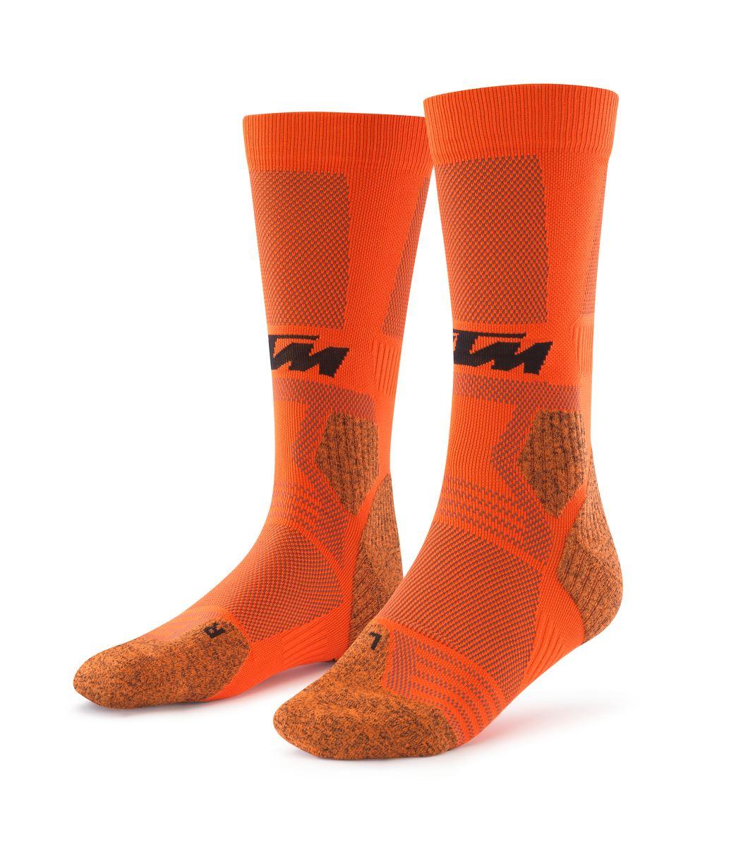 KTM Socks Mid Performance (Orange/Black): AOMC.mx