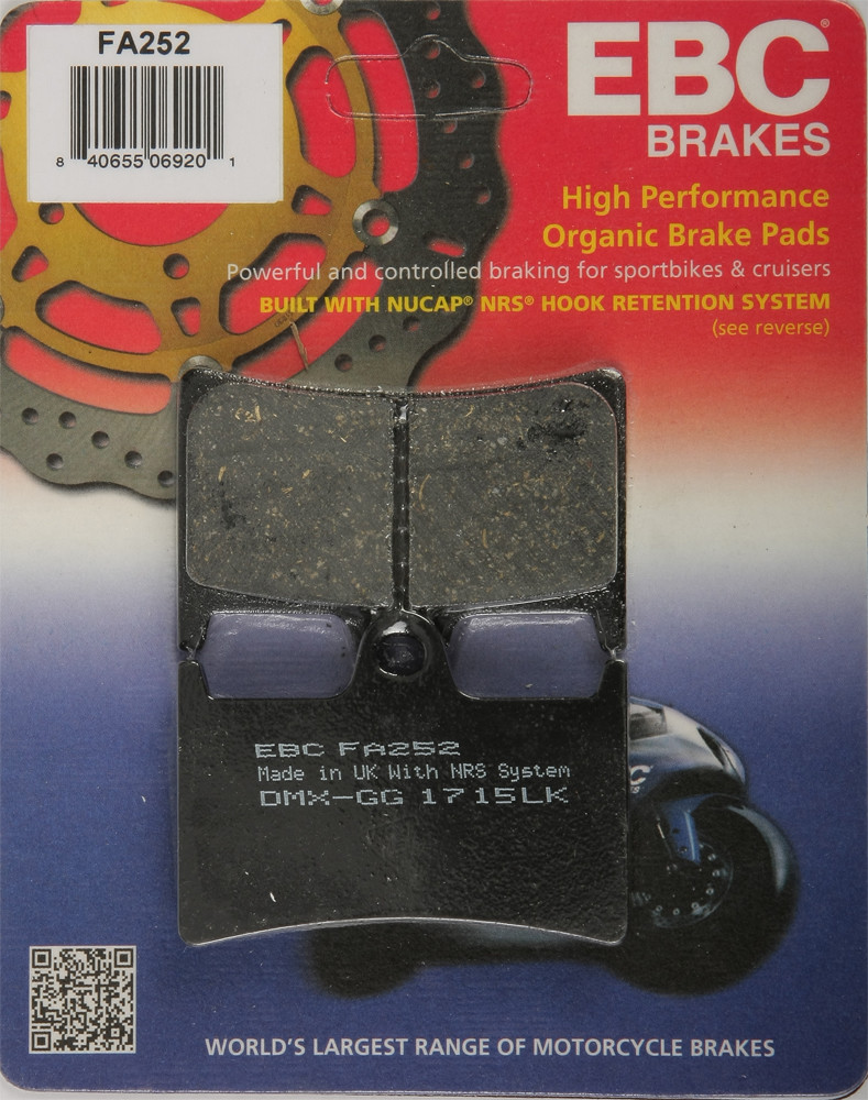 Main image of EBC Carbon Sport Brake Pads FA252