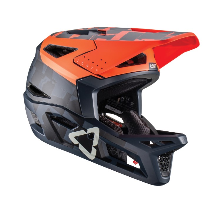 Leatt MTB Gravity 4.0 V22 Helmet (Orange): AOMC.mx