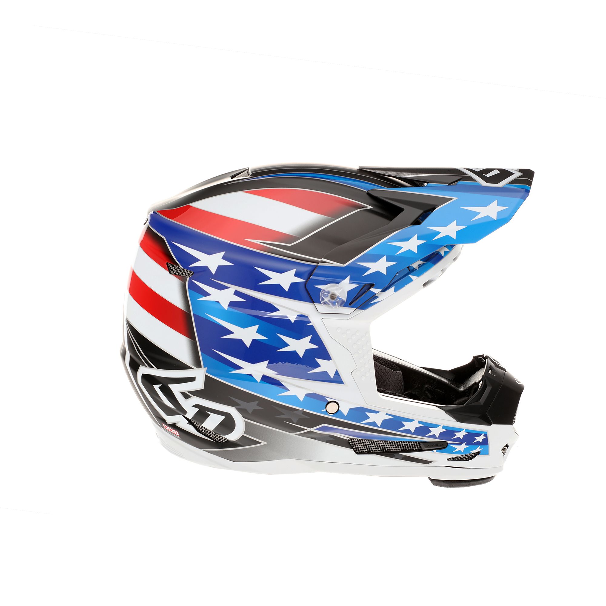 patriotic dirt bike helmet