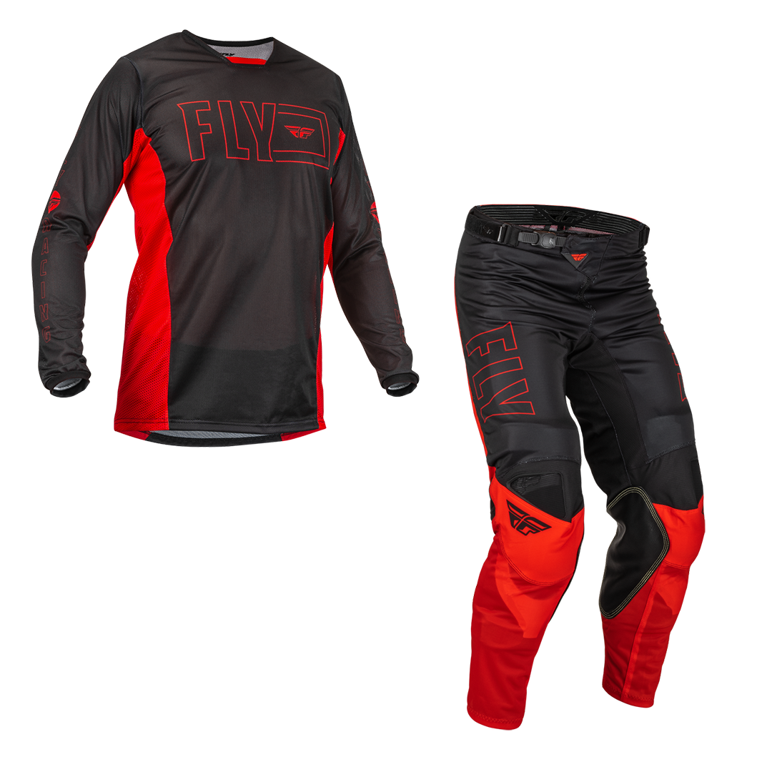 AOMC.mx 2023 Fly Racing Mesh Gear Set (Black/Red)