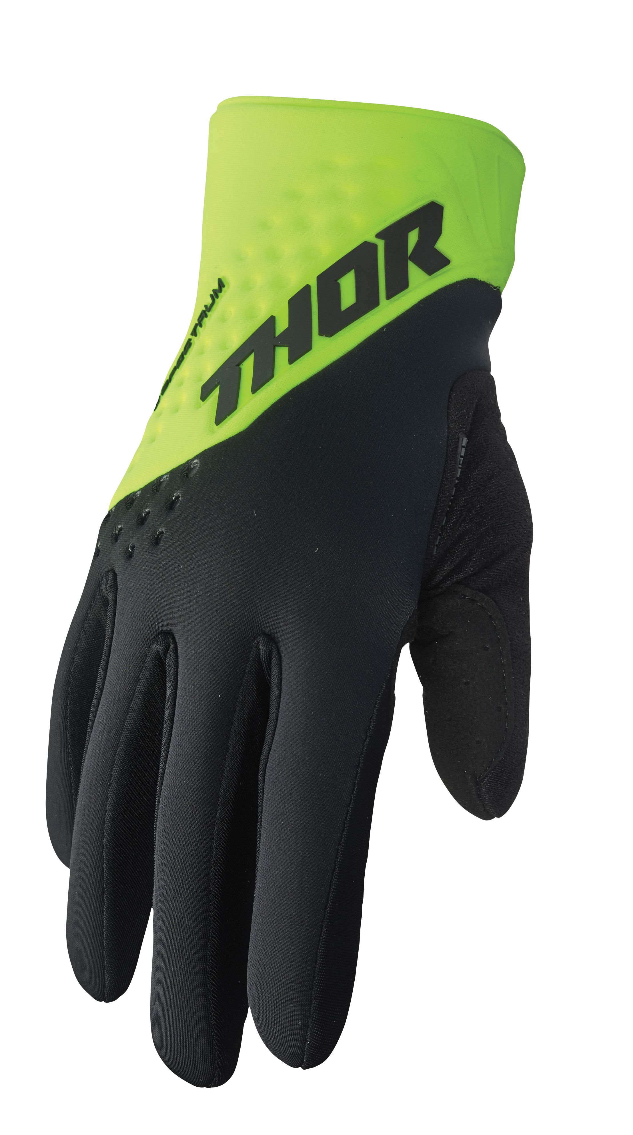 AOMC.mx 2023 Thor Spectrum Cold Weather Gloves (Black/Acid)