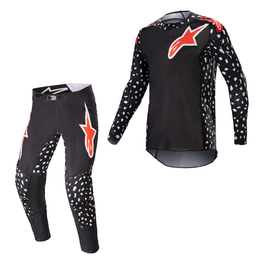 2023 Alpinestars Youth Racer North Gear Set (Black/White) AOMC.mx