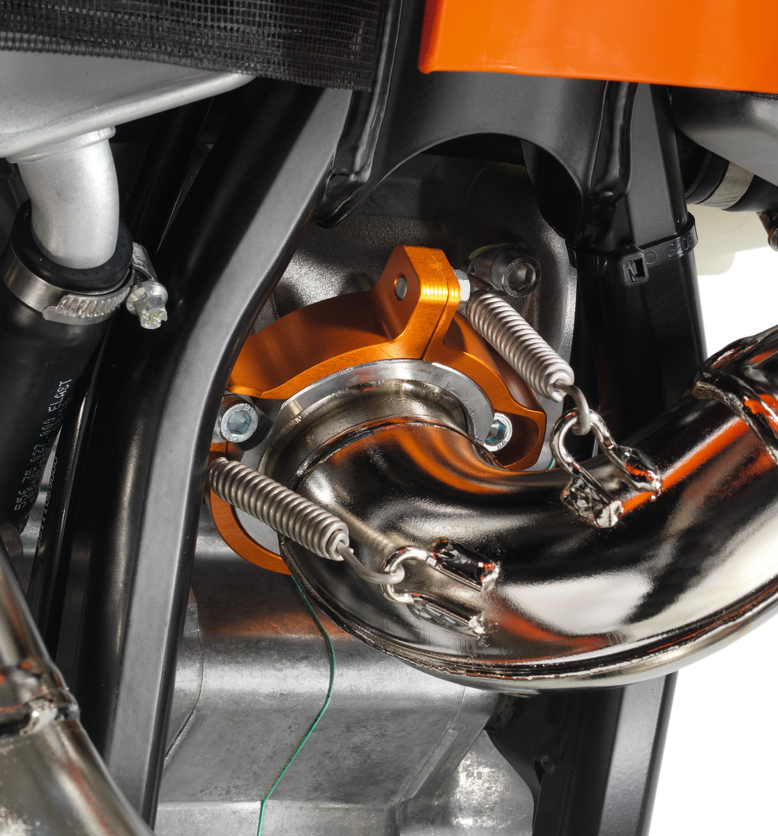 KTM Exhaust Flange Guard 250/300 17-21: AOMC.mx