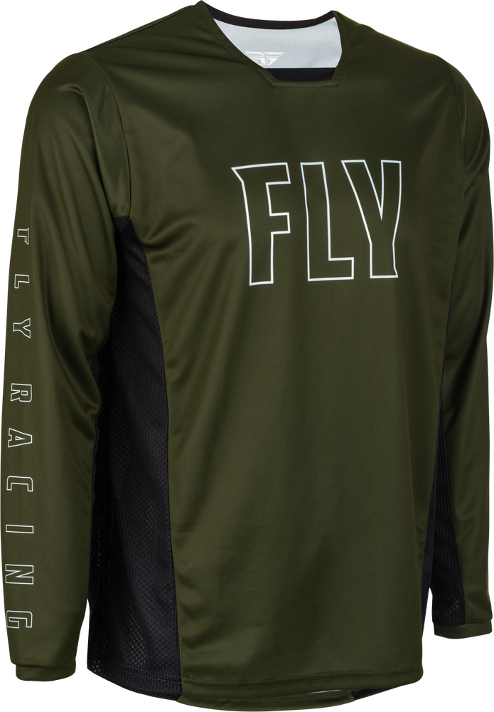 2023 Fly Racing Radium Jersey (Black/Green): AOMC.mx