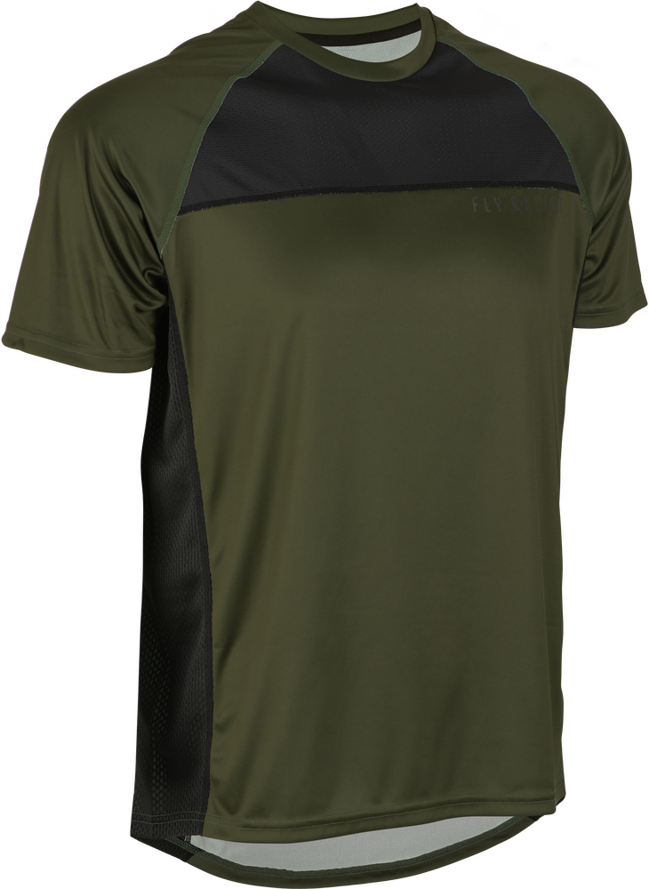 2023 Fly Racing Super D Jersey (Green/Grey): AOMC.mx