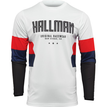 Main image of 2022 Thor Hallman Differ Jersey (White/Red/Navy)