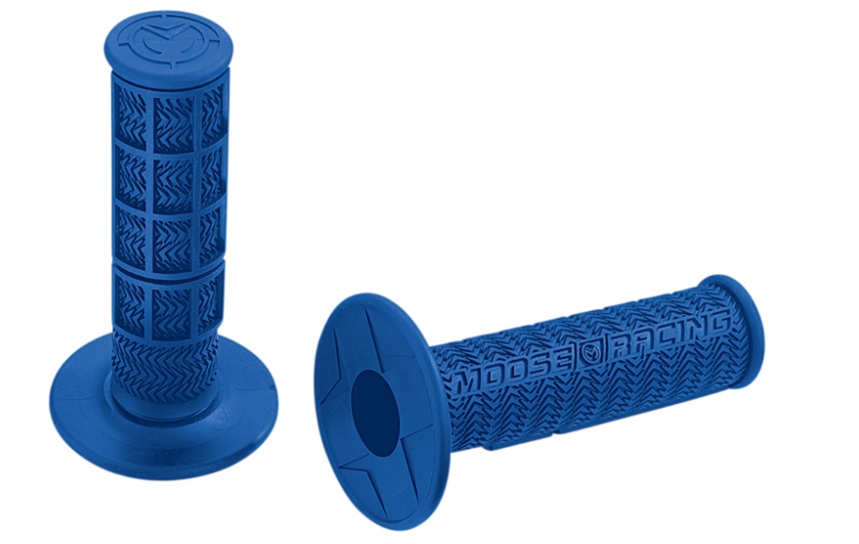 Main image of Moose Racing Flange Style Stealth MX Grips (Blue)