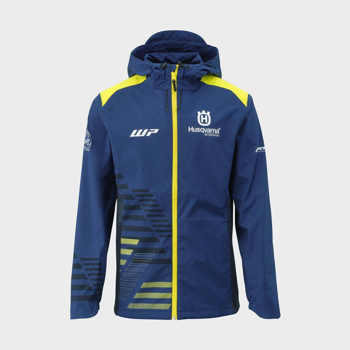 Husqvarna Team Hardshell Jacket Blue Yellow