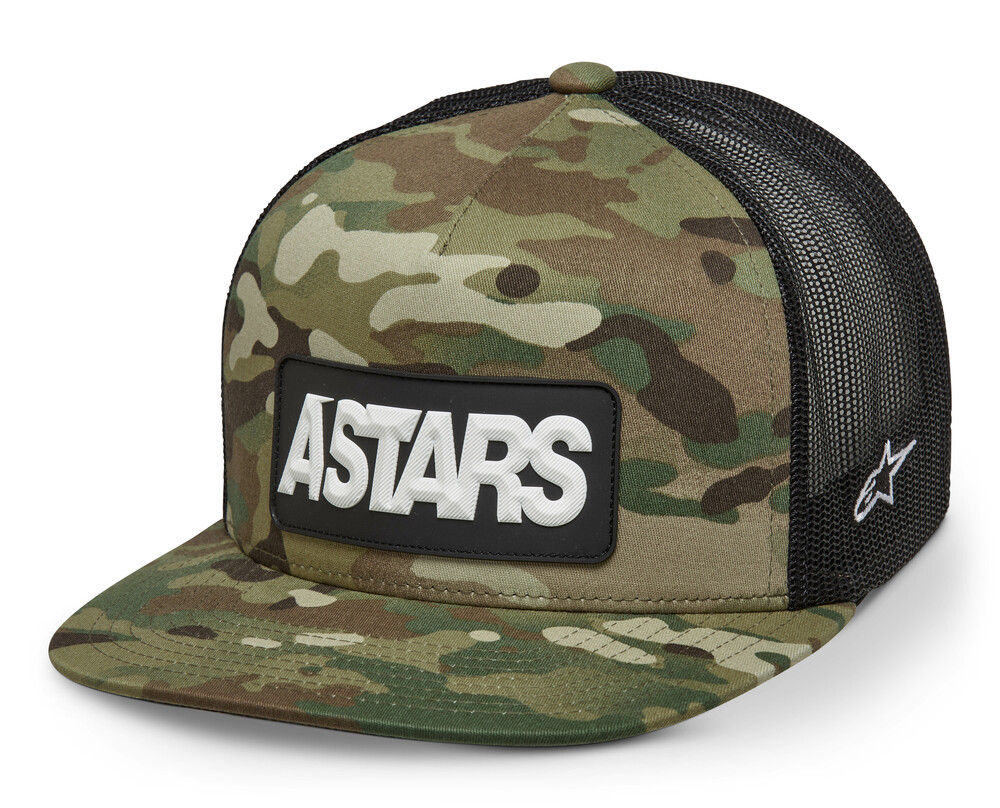 2024 Alpinestars Cache Trucker Hat Green AOMC Mx   Greencamotrucker 