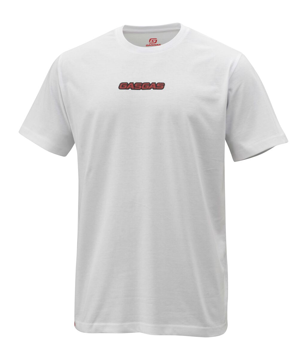 GasGas Full Gas Tee (White): AOMC.mx