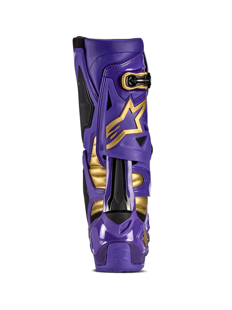 Alpinestars Tech 10 Boots Purple/Gold