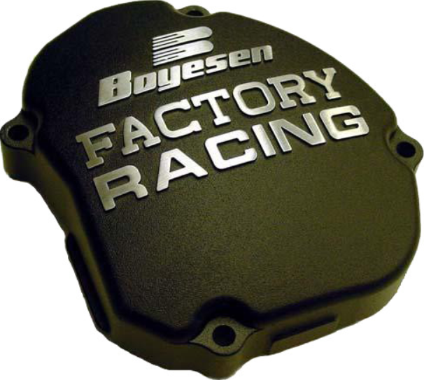 Boyesen Yamaha YZ125/YZ125X Factory Racing Ignition Cover (Black) 05-24 ...