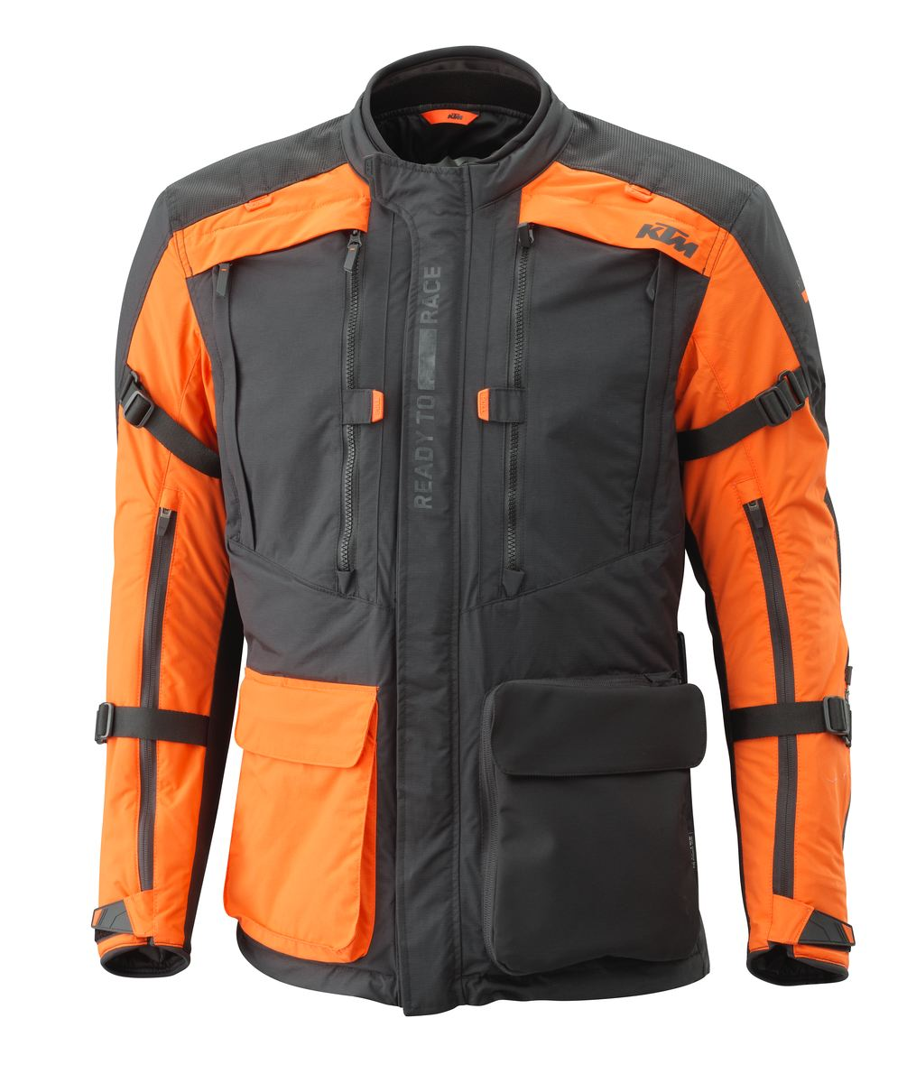 KTM Terra Adventure V2 Jacket Black Orange