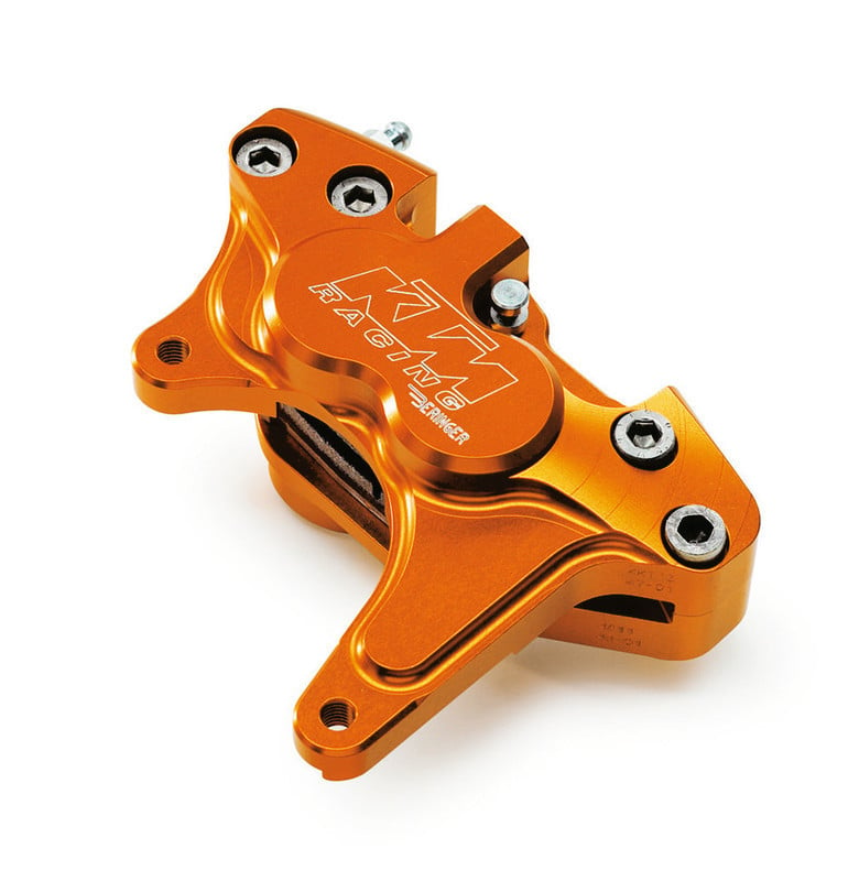 Brake Caliper 4-Piston (Orange) by Beringer: AOMC.mx