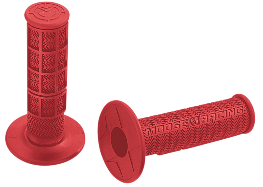 Main image of Moose Racing Flange Style Stealth MX Grips (Red)