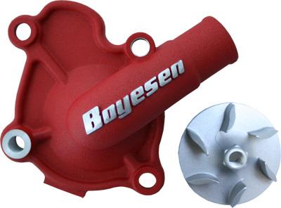 Main image of Boyesen Hy-Flo Waterpump Cover Impeller Kit (Red) CRF250R 04-09 / CRF250X 04-14