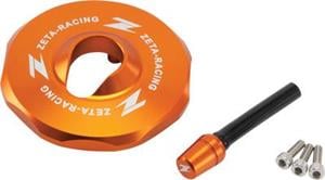 Main image of Zeta Billet Gas Cap (Orange) KTM 1/4 Turn