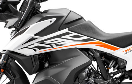 Main image of KTM Fuel Tank Spoiler Left 790 Adventure (White)