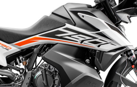 Main image of KTM Fuel Tank Spoiler Right 790 Adventure (White)