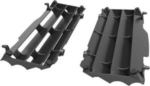 Main image of Polisport Radiator Louvers (Black) KTM SX/SX-F/XC/XC-F/ 08-16