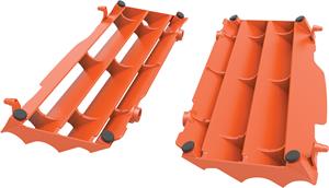 Main image of Polisport Radiator Louvers (Orange) KTM SX/SX-F/XC/XC-F/ 08-16