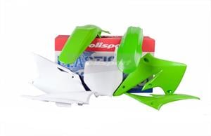 Main image of Polisport Plastic Kit (Green) Kawasaki KX250F 04-05