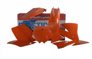 Main image of Polisport Plastics Kit (Orange) KTM 125-400 EXC 01-02