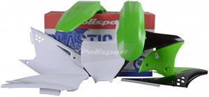 Main image of Polisport Plastic Kit (Green) Kawasaki KX250F 06-08