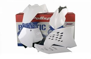 Main image of Polisport Plastics Kit (White) KTM 125-505 SX/SX-F 07-10