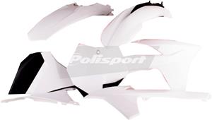 Main image of Polisport Plastics Kit KTM 350/500 EXC-F 12-13 (White)