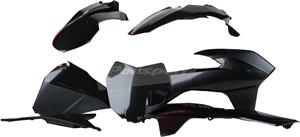 Main image of Polisport Plastics Kit (Black) KTM 125-500 13-16