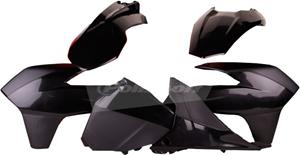 Main image of Polisport Plastics Kit (Black) KTM 350/500 EXC-F 14-16