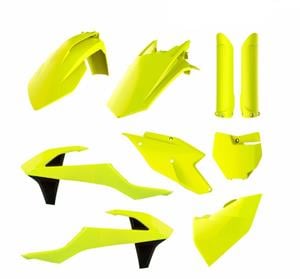 Main image of Polisport Plastic Kit (Flo Yellow) Husqvarna FC250/350/450 16-18