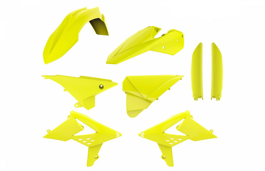 AOMC.mx: Polisport Plastics Kit (Flo Yellow) Beta RR/RS/RR-S 13-17