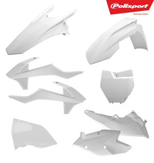 Main image of Polisport Plastics Kit (White) KTM 250/350/450 EXC-F 17-19