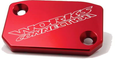 Main image of Works Connection Brembo Clutch Reservoir Cover (Red) HQV