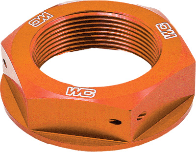 Main image of Works Connection Steering Stem Nut (Orange) KTM