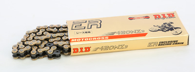 Main image of DID Super 420NZ3 Non O-Ring Chain (Gold) 420x120