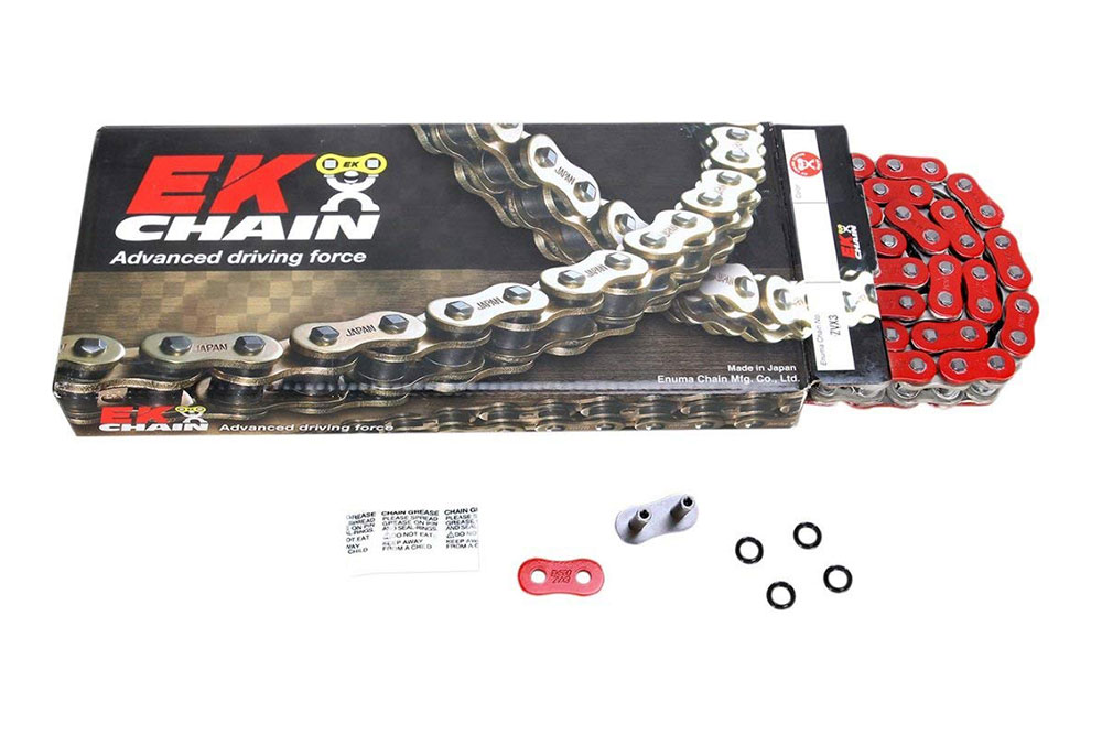 Main image of EK ZVX3 NX-Ring Chain 520X120 (Red)