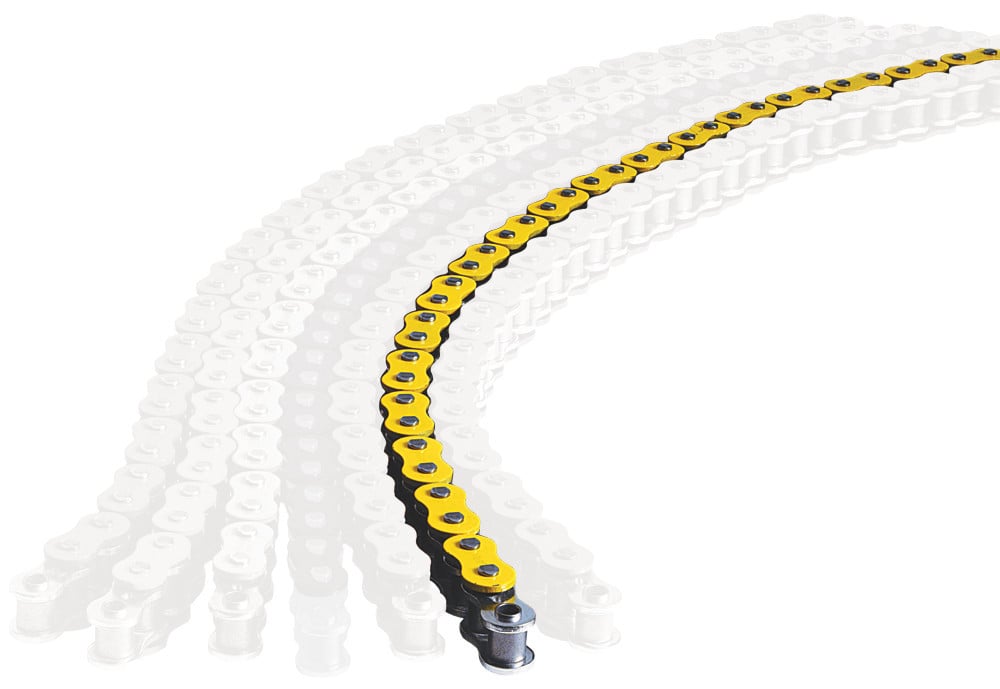 Main image of EK 520X120 MVXZ2 Chain (Yellow)