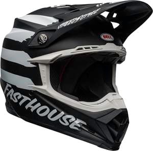 Main image of 2020 Bell Moto-9 MIPS Fasthouse Signia Helmet (Matte Black/White)