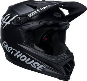 Main image of 2020 Bell Moto-9 MIPS Youth Fasthouse Helmet (Matte Black/White)