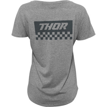 Main image of 2022 Thor Women's Checkers Tee (Gray)