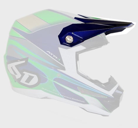 Main image of 6D ATR-1 Hornet Visor (Green/Blue)