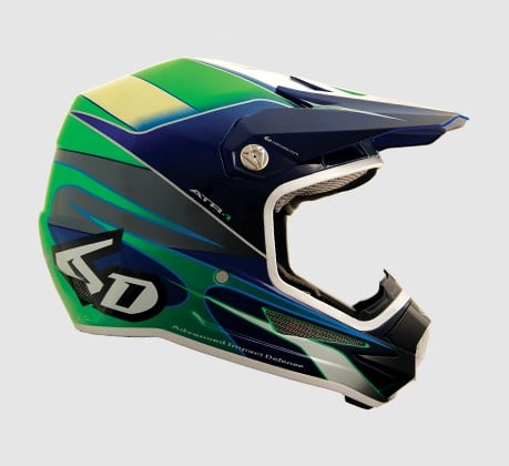 Main image of 6D ATR-1Y Hornet Visors (Green/Blue)