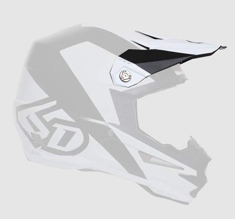 Main image of 6D ATR-1Y Wedge Visors (Black/White)