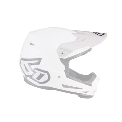 Main image of 6D ATR-2Y Solid Gloss Visor (White)