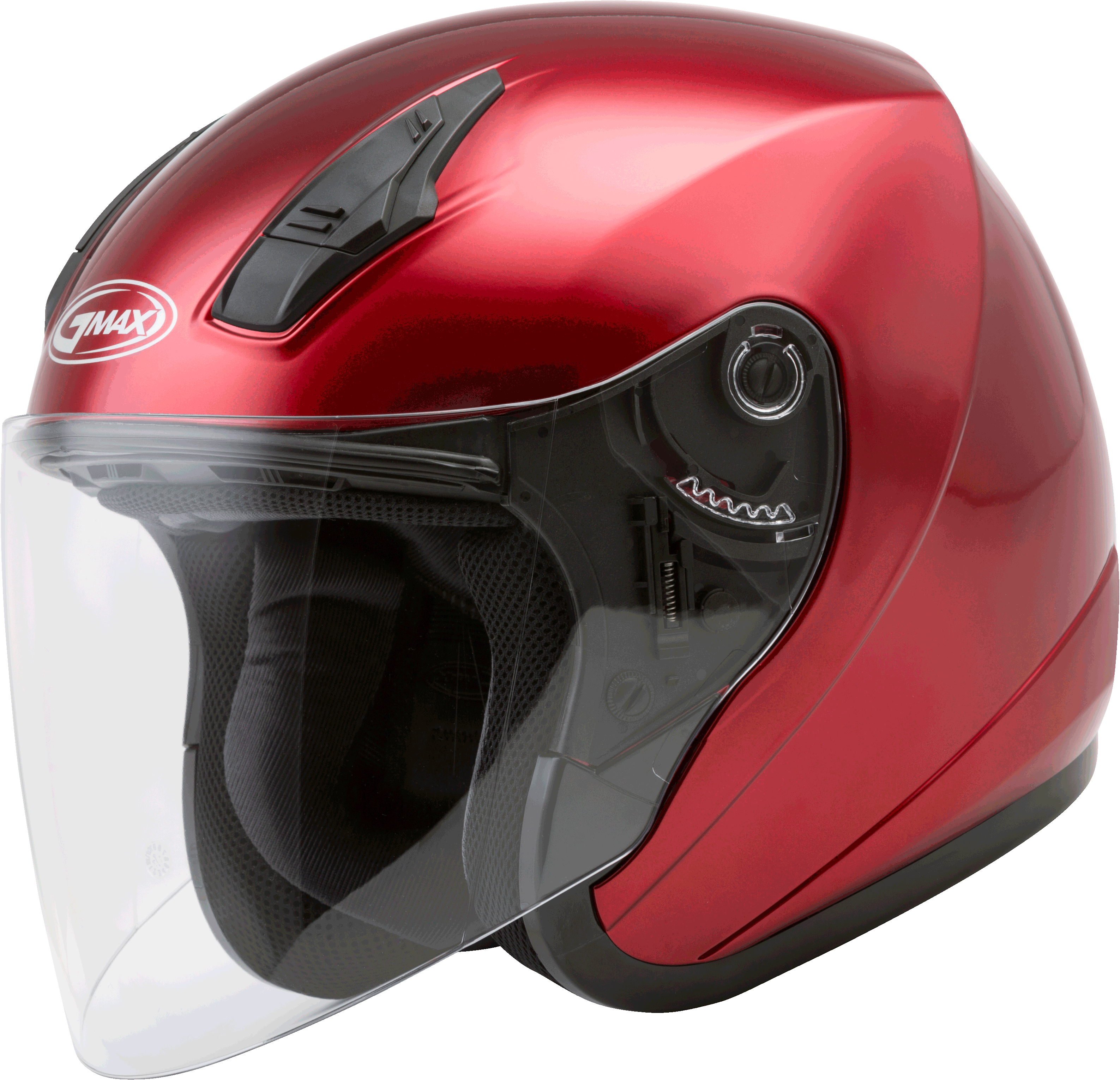 Main image of GMAX OF-17 Open Face Helmet in Candy Red * Size Large (Part Number G317096N)