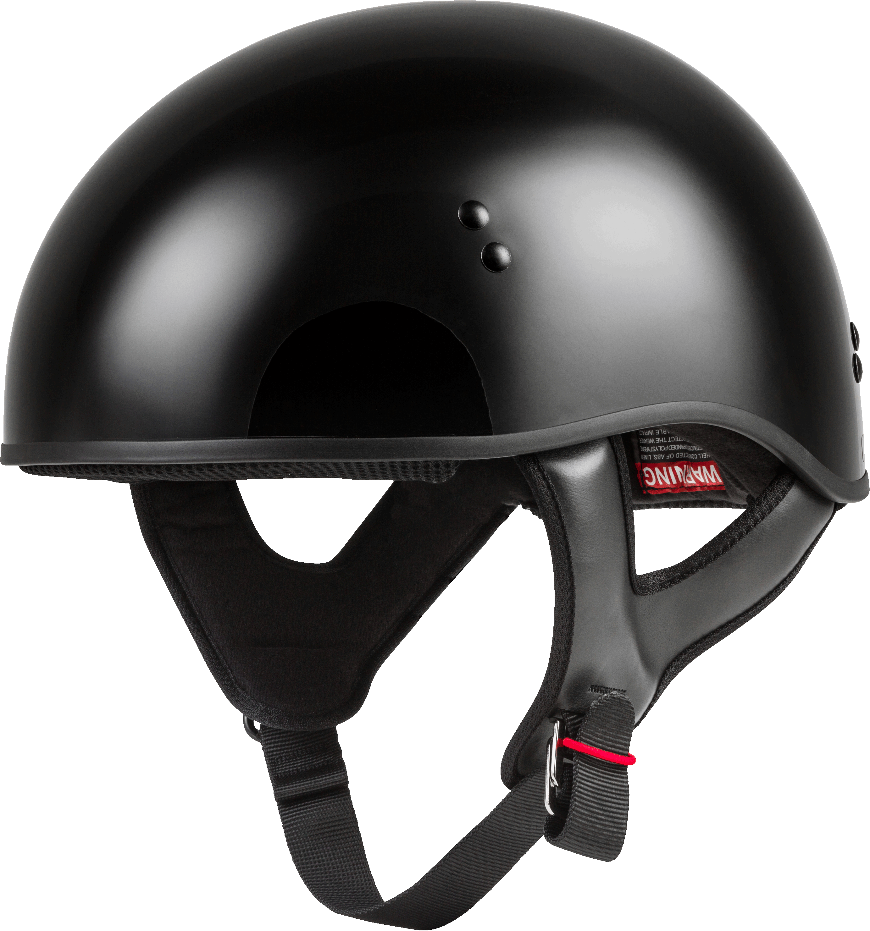 Main image of GMAX HH-45 Half Helmet Naked Black XL * Lightweight DOT Approved Motorcycle Helmet